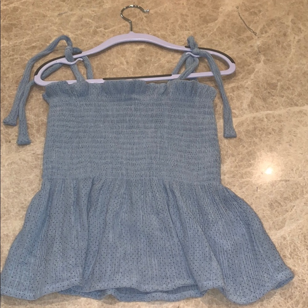 cute girls top with straps!